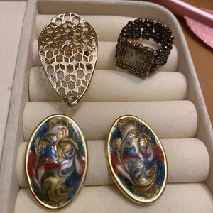 Gold and Multicolor Jewelry Bundle